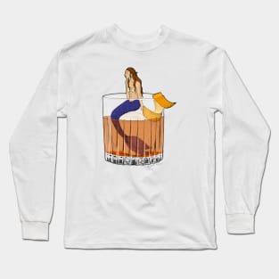 Old Fashioned Mermaid Long Sleeve T-Shirt